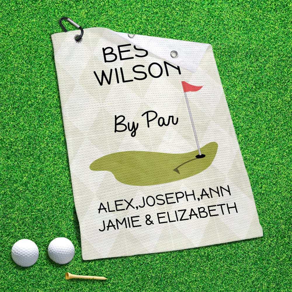 Printed Golf Towel Custom Golf Towel Sports Towel Gifts for Golf Lovers - GiftLab