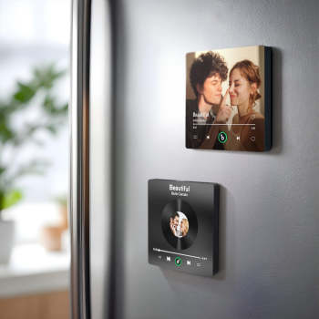 Custom Music Fridge Magnet Infinite Love Album Fridge Magnet Valentine's Gifts Colorful - NameNecklace