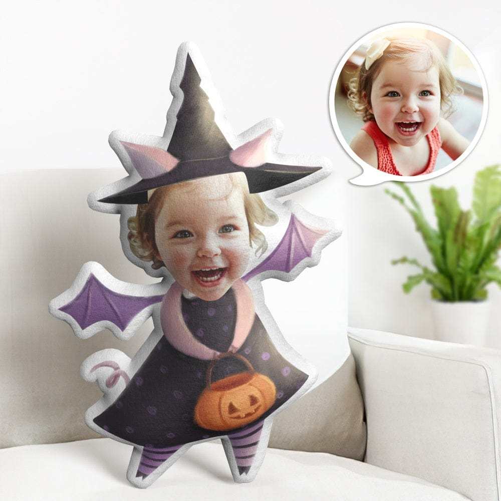 Halloween Gifts Custom Face Pillow Personalized Devil Pig Minime Pillow Gifts For Kids - Giftlab