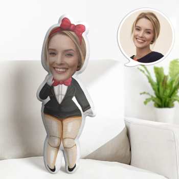 Custom Halloween Puppet Pillow Personalized Face Minime Throw Pillow Halloween Gifts - Giftlab