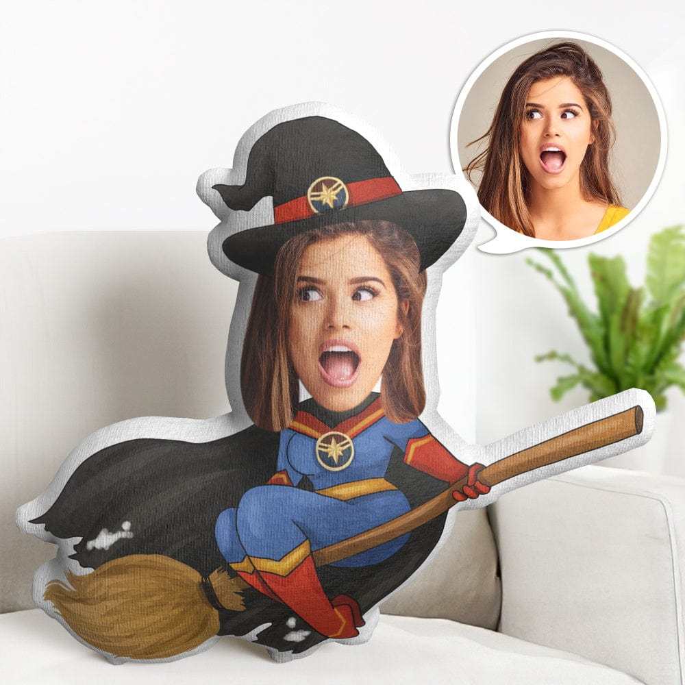Halloween Pillow Gifts Custom Face Pillow Personalized Wizard Minime Pillow Halloween Gifts - Giftlab