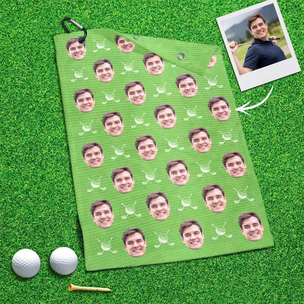 Printed Golf Towel Custom Golf Towel Sports Towel Gifts for Golf Lovers - GiftLab