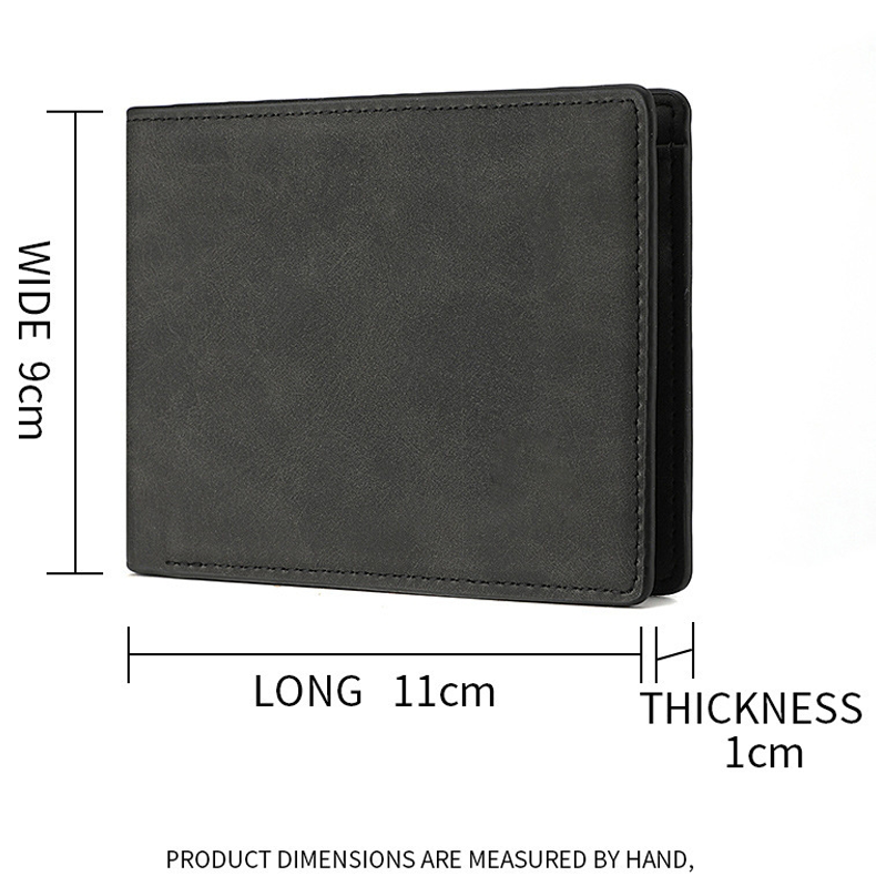 Personalized Photo Wallets Custom Text Mens Wallet With Picture Father's Day Gifts For Men - NameNecklace