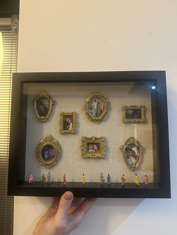 Museum of Us Mini Museum Shadow Box | Baroque Vintage Photo Decor - namenecklace