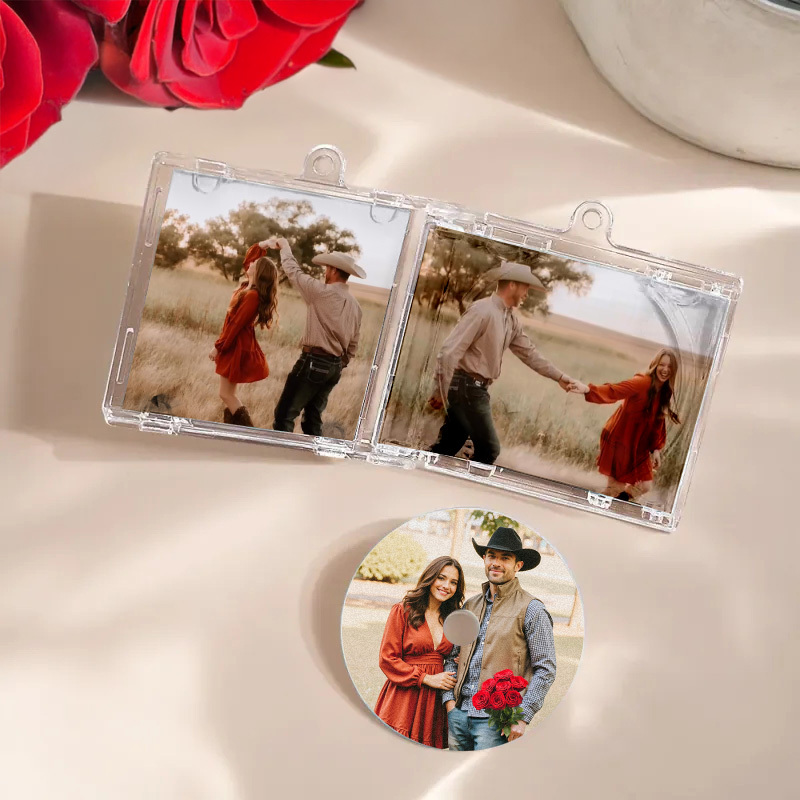 Custom Mini Album CD Keychain Personalized Music Gift Music Lover Keychain CD Album - namenecklace
