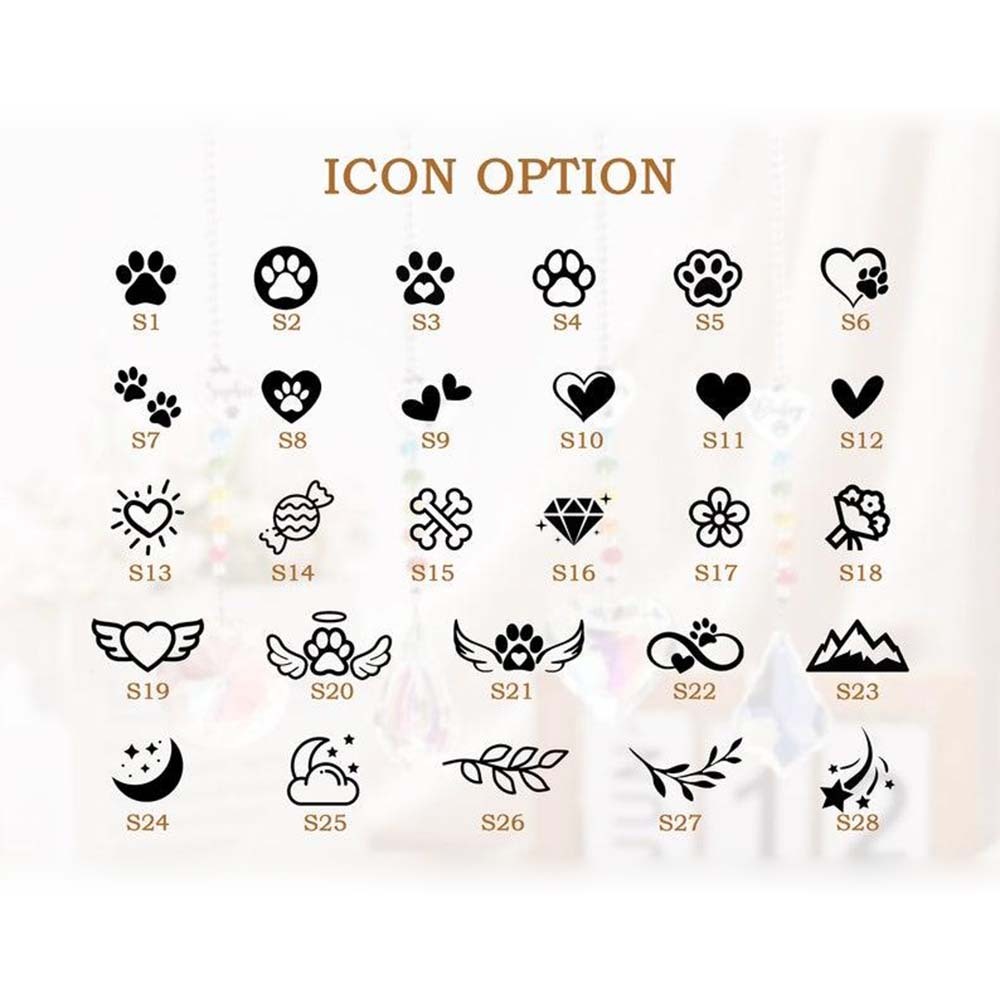 Personalized Pet Memorial Suncatcher Custom Rainbow Bridge Suncatcher  Pet Remembrance Gift Pet Loss Gift