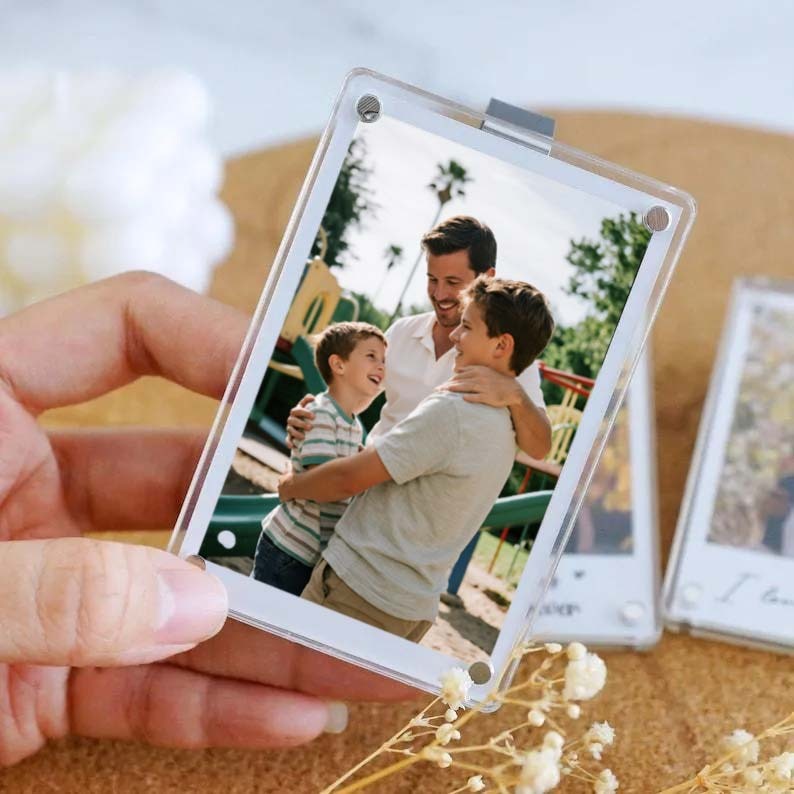 Personalized Photo Car Visor Clip Custom Photo Car Visor Clip Photo Car Sun Visor Clip for Dad, Husband