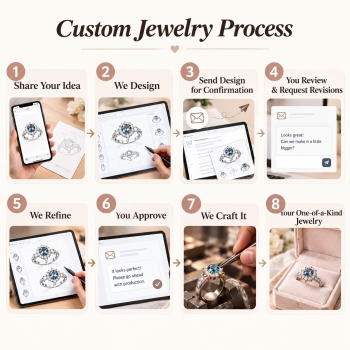 Your Idea Your Jewelry Custom Jewelry Designed From Your Idea Personalized Bespoke Jewelry One-of-a-Kind Ring, Necklace, Earrings & Bracelet Surprise Gifts for Her Him
