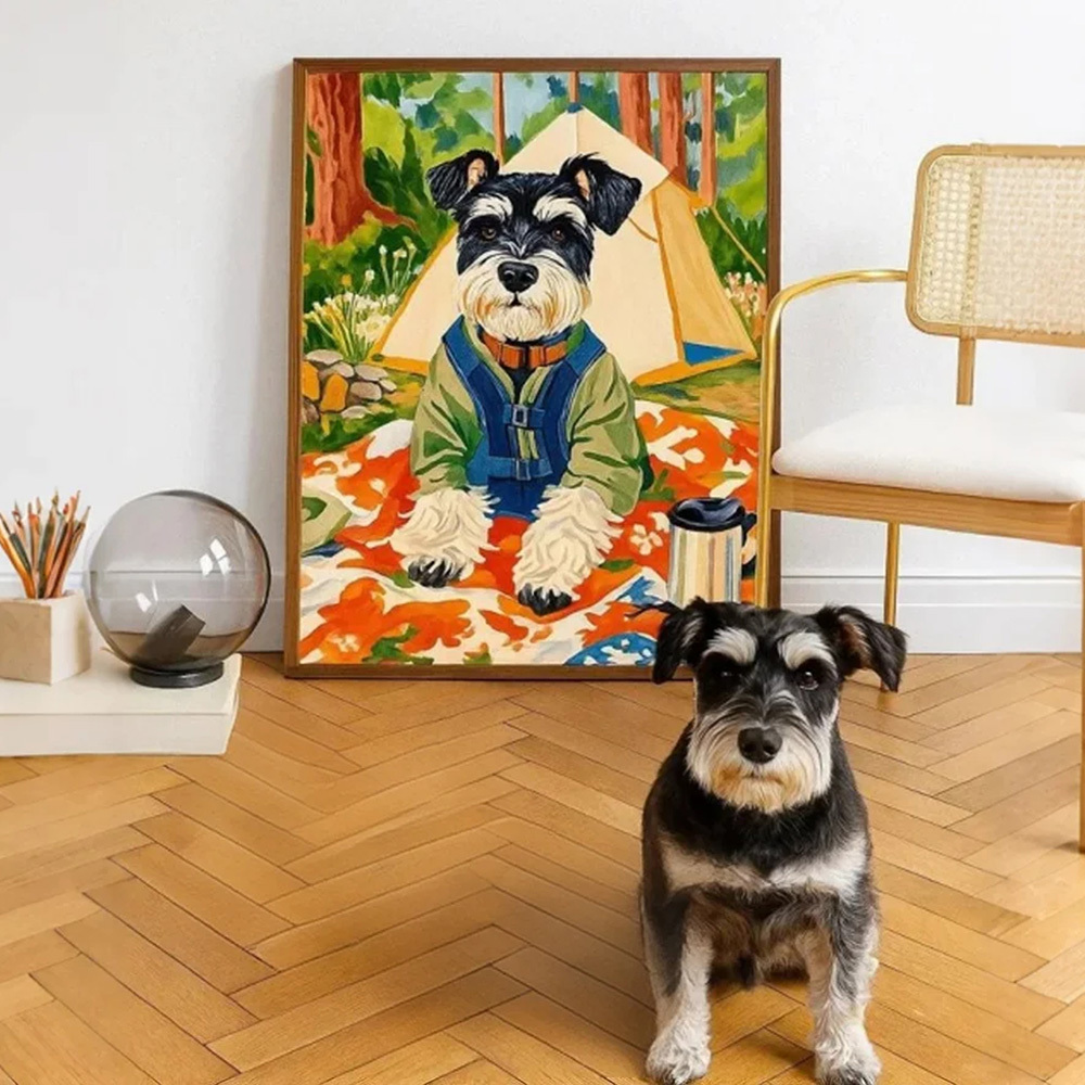 Custom Pet Dopamine Colors Art Posters Your Cat Dog Art Design Photo Home Decor