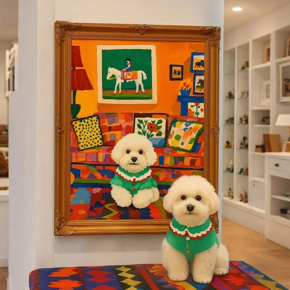 Custom Pet Dopamine Colors Art Posters Your Cat Dog Art Design Photo Home Decor