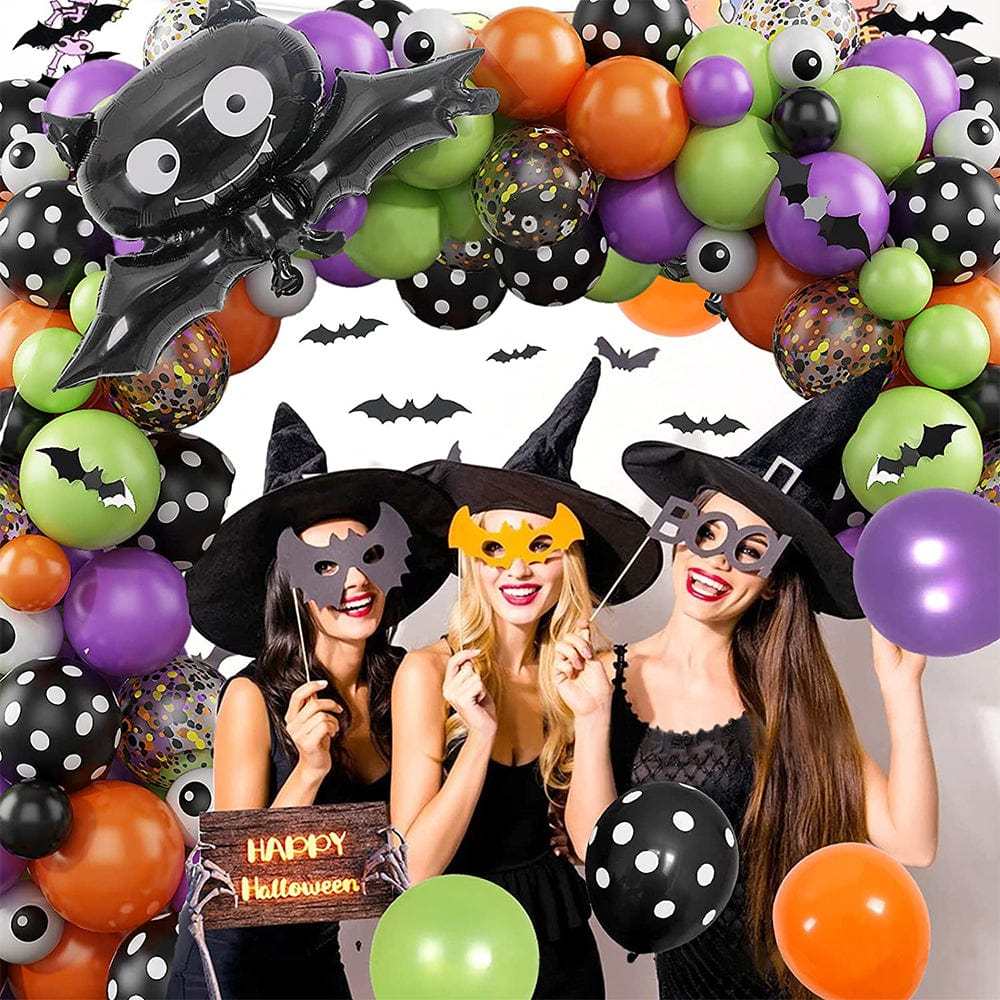 Halloween Balloon Arch Garland Kit for Halloween Party Decoration Supplies - Giftlab