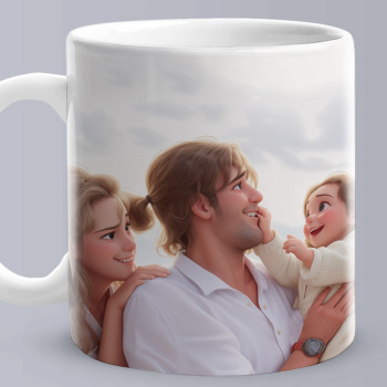 Custom Mug Cartoon Effection from Your Photo Gifts for Her