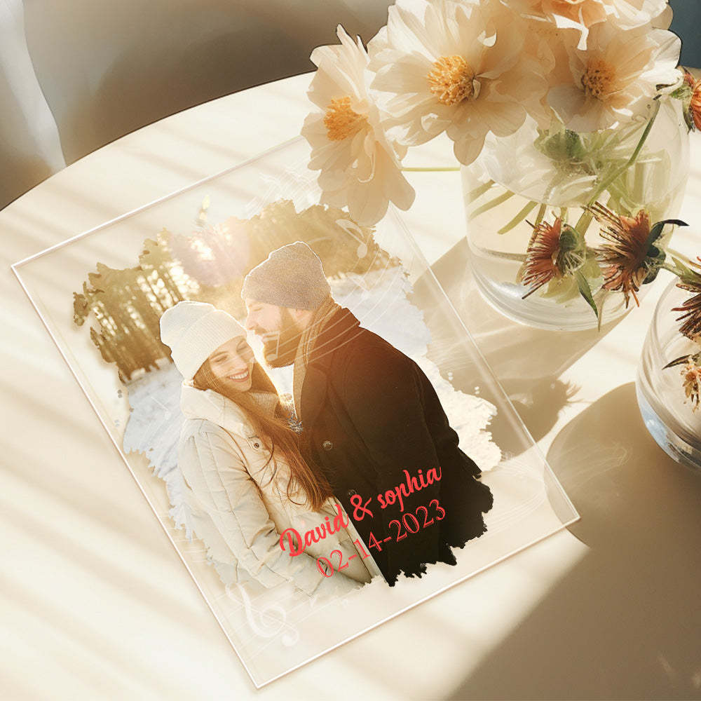 Custom Photo Glass Plaque Personalized Photo Plaque Gift