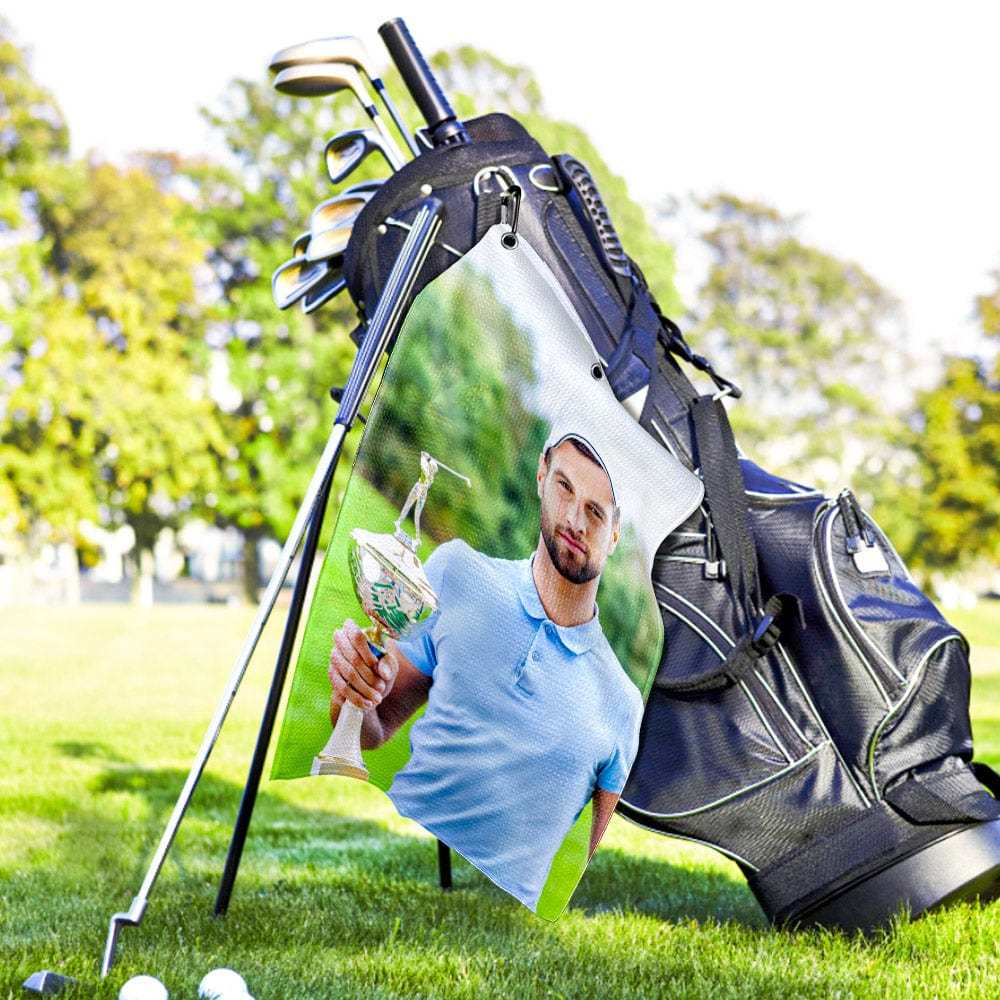 Printed Golf Towel Custom Golf Towel Sports Towel Gifts for Golf Lovers - GiftLab