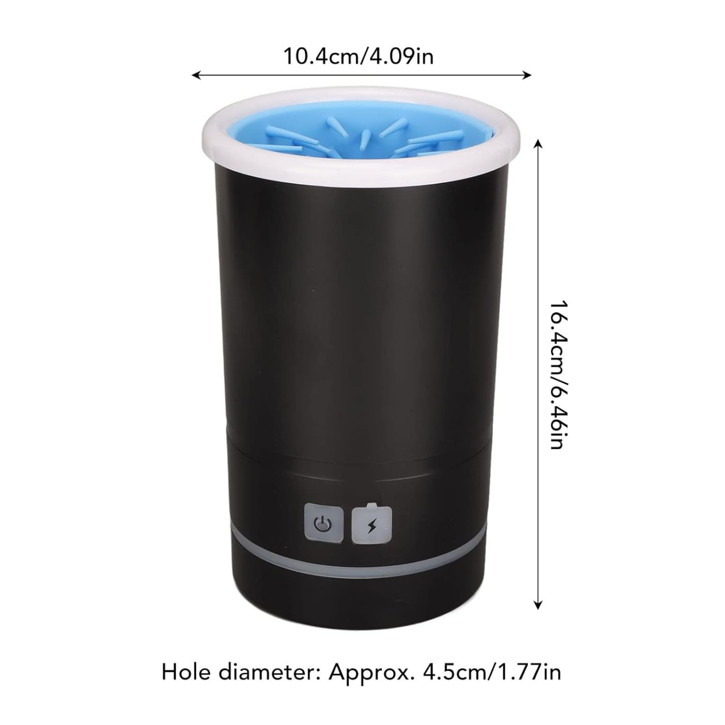 Automatic Pet Paw Cleaner Electric Dog Paw Cleaner Cup Rechargeable Dog Paw Washer with Soft Silicone Bristles