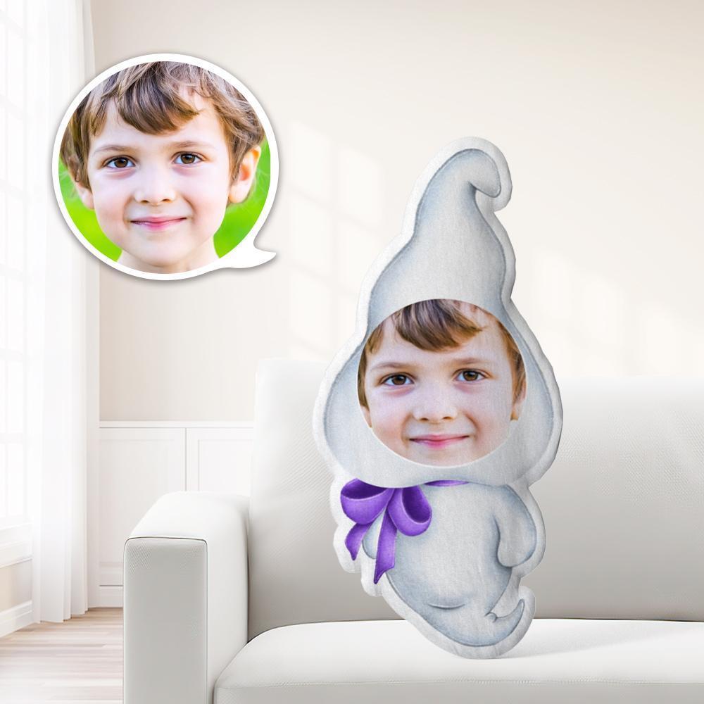 Halloween Ghost Pillow Halloween Gifts Purple Bow Ghost Gift For Kid - Giftlab
