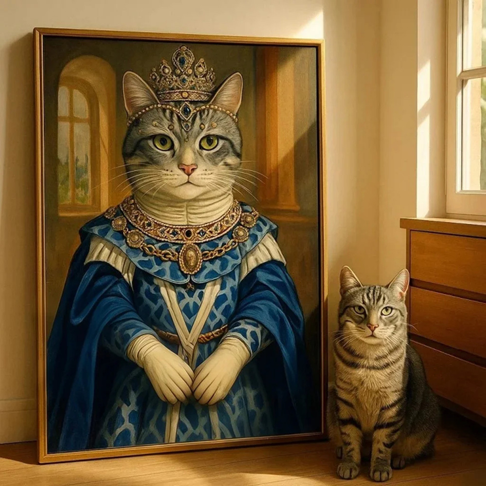 Custom Pet Dopamine Colors Art Posters Your Cat Dog Art Design Photo Home Decor