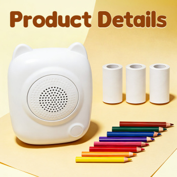 AI Sticker Voice-Activated Instant Drawing Toy – Speak & Create No Screen Custom Stickers for Kids