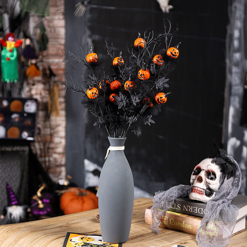 Halloween Spooky Bloom Halloween Floral Arrangement Haunted - namenecklace