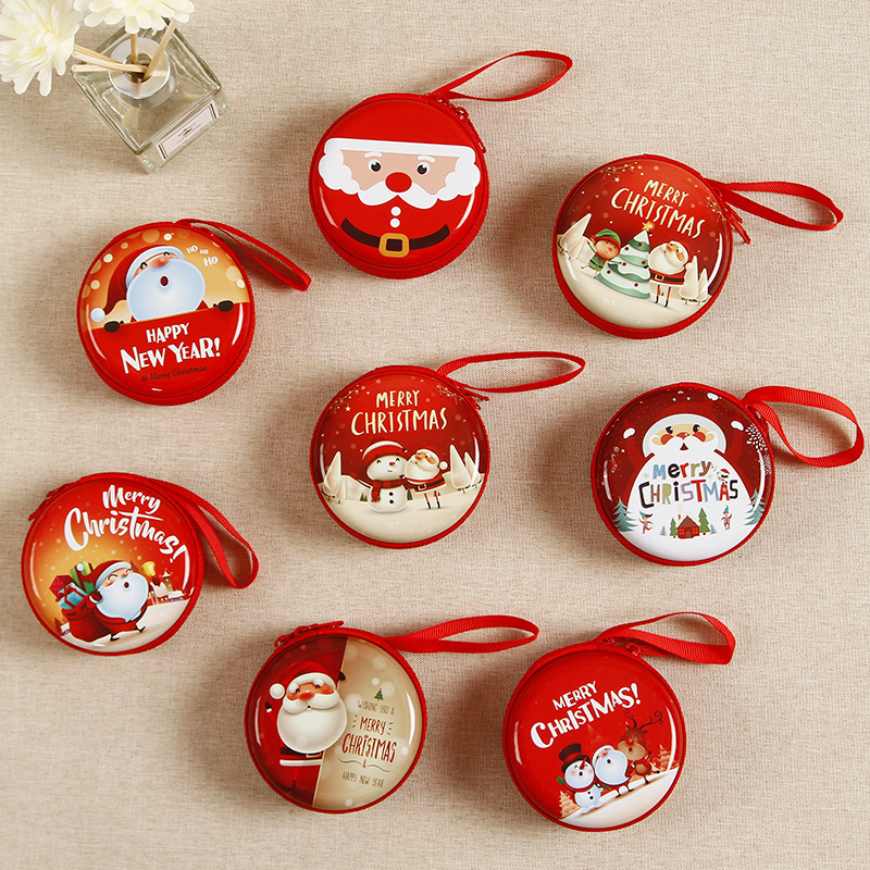 Kids' Christmas Coin Purse Adorable Christmas Mini Pouches 16 Styles of Christmas Coin Purses for Children