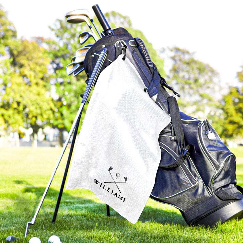 Printed Golf Towel Custom Golf Towel Sports Towel Gifts for Golf Lovers - GiftLab
