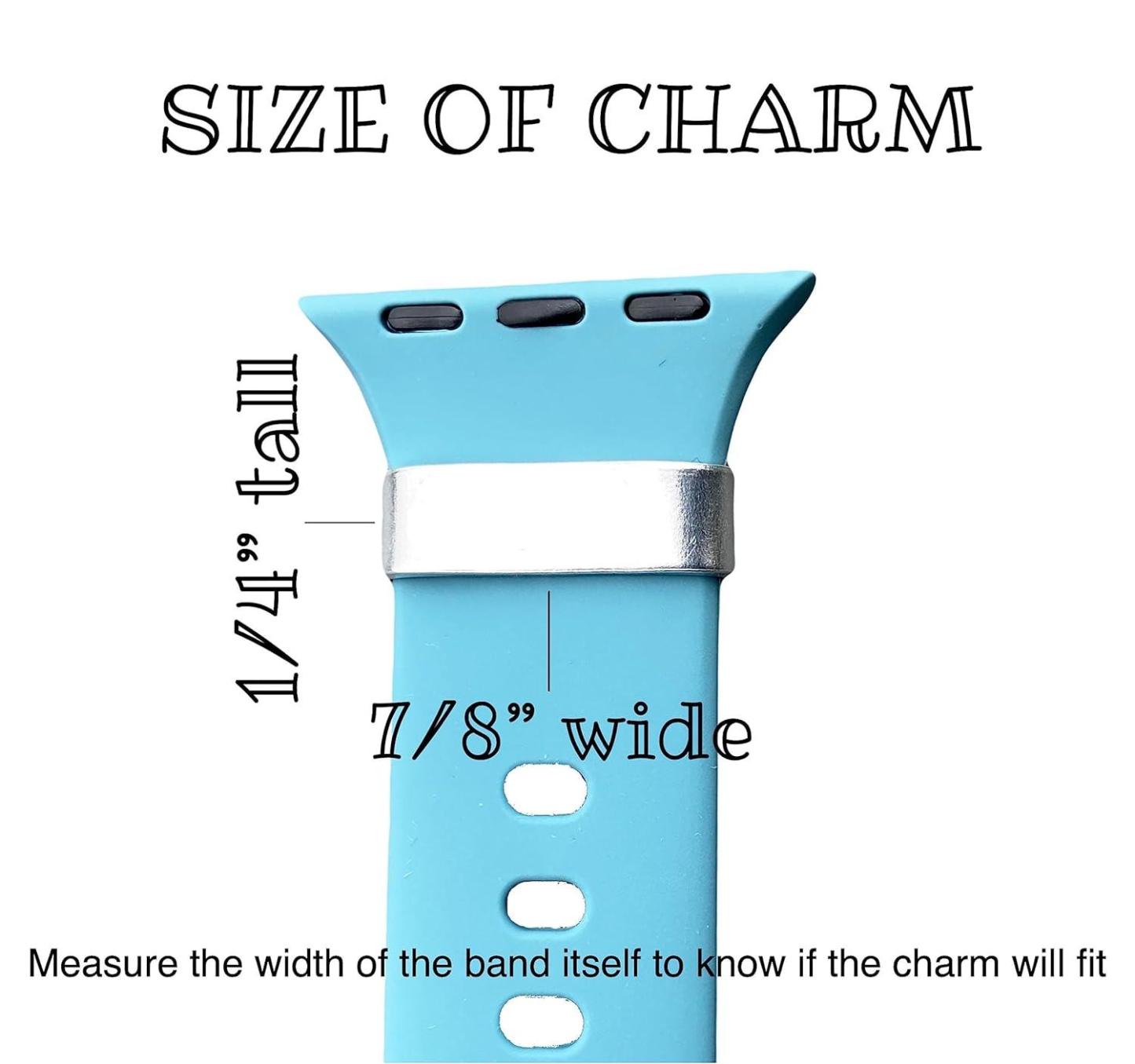 Mama Watch Charm For Band, Custom Hand Stamped To Order, Mother's Day New Mom Baby Shower Gift - Watch and Band Not Included - namenecklace