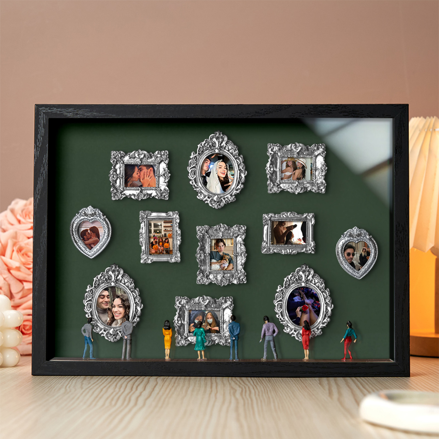 Museum of Us Frame Personalized Couples Gift for Her Cute Miniature Museum Gifts Meaningful Gift Valentine's Day Anniversary Gift - namenecklace