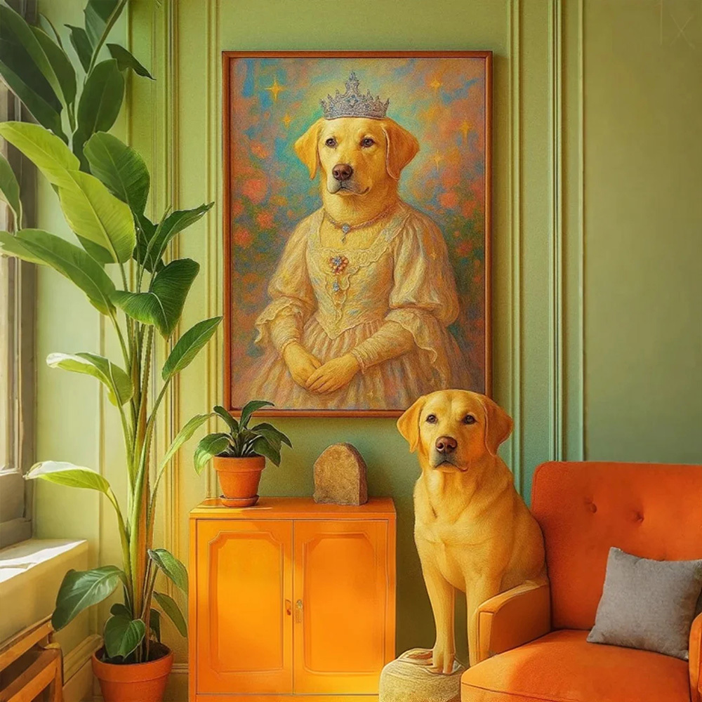 Custom Pet Dopamine Colors Art Posters Your Cat Dog Art Design Photo Home Decor