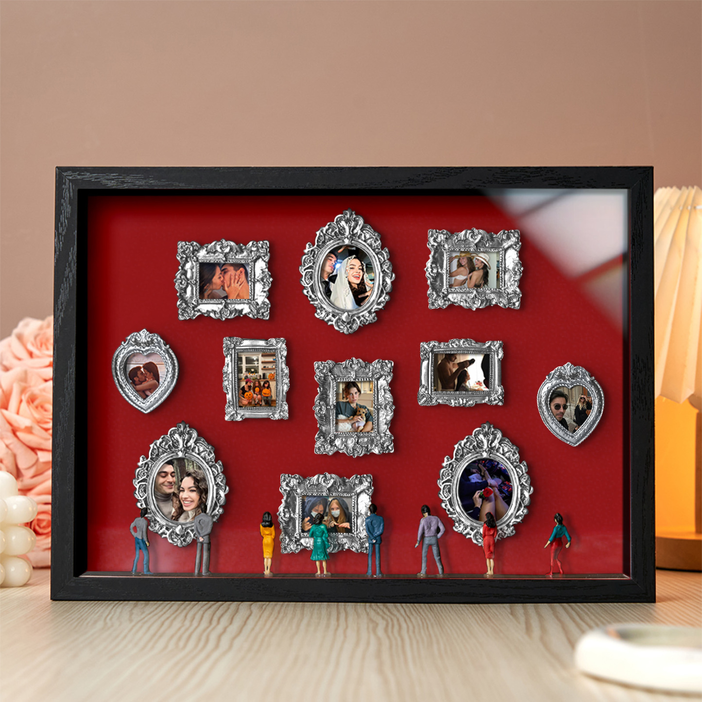 Museum of Us Frame Personalized Couples Gift for Her Cute Miniature Museum Gifts Meaningful Gift Valentine's Day Anniversary Gift - namenecklace