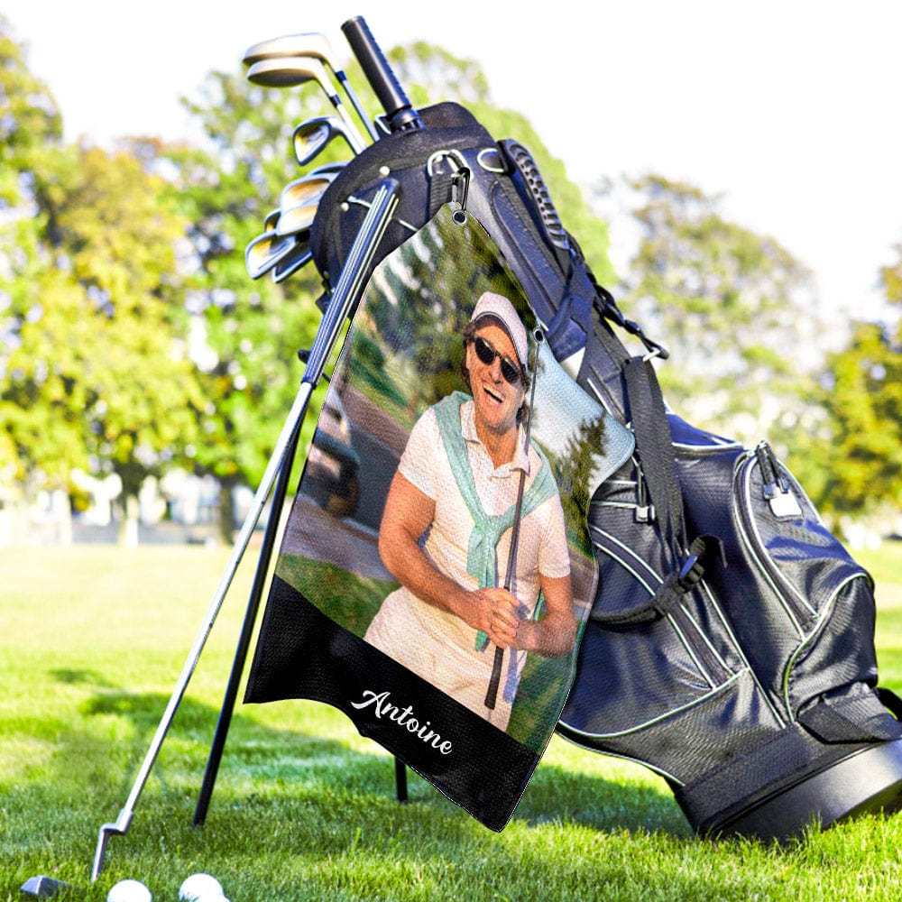 Printed Golf Towel Custom Golf Towel Sports Towel Gifts for Golf Lovers - GiftLab