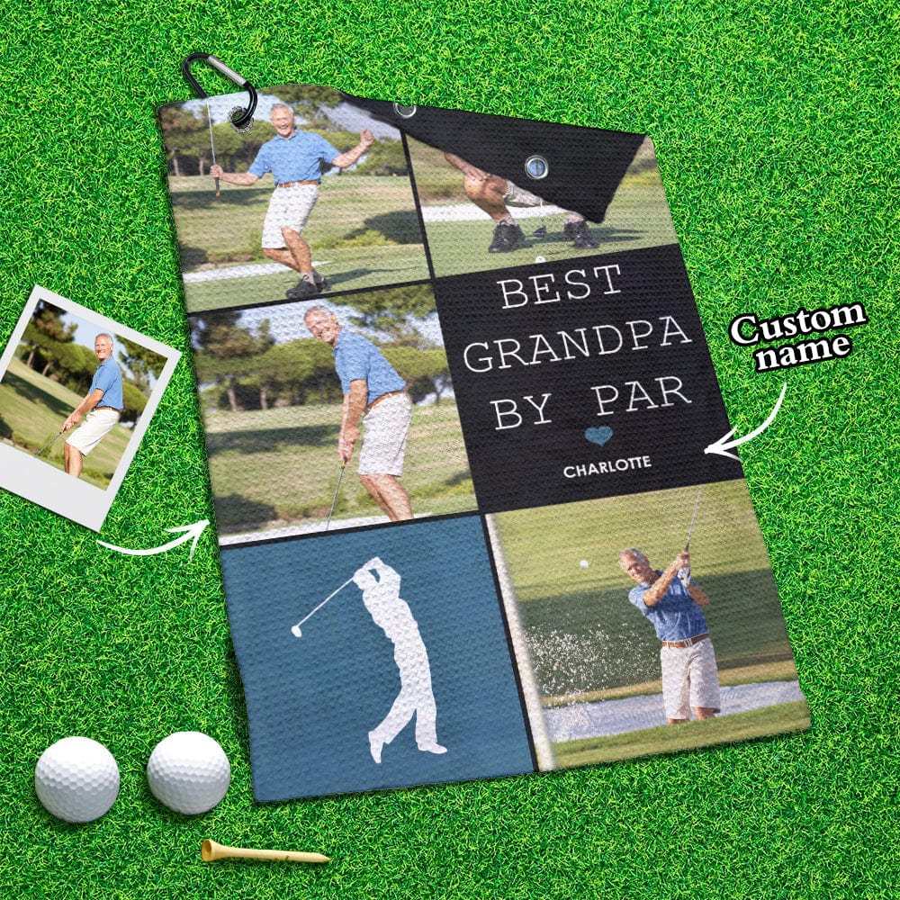 Printed Golf Towel Custom Golf Towel Sports Towel Gifts for Golf Lovers - GiftLab