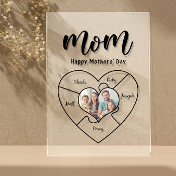 Engraved Name Plaque For Mother??s Day Custom Photo Keychain Best NightLight Gift For Mom