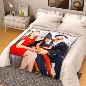 Halloween Gift Photo Blanket - 10 Colors - Giftlab