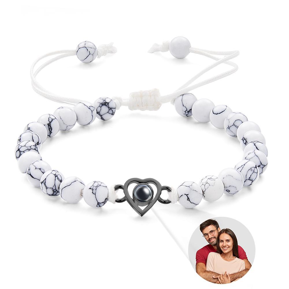 Custom Projection Bracelet Unique Romantic Couple Gift - NameNecklace