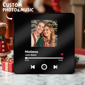 Personalized Spotify Album Music Fridge Magnet Christmas Gifts Custom Music Magnets Can Play Songs - NameNecklace