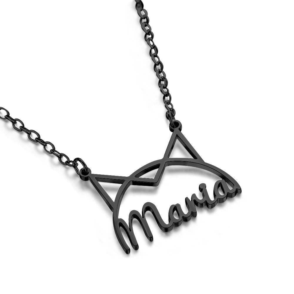 Personalized Pet Name Necklace for Women Pet Lover Memorial Pendant Necklace Cat Animal Pendant Jewelry Gift - NameNecklace