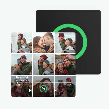 Custom Music Fridge Magnet Photo Collage Album Fridge Magnet Gifts for Girlfriend Colorful - NameNecklace