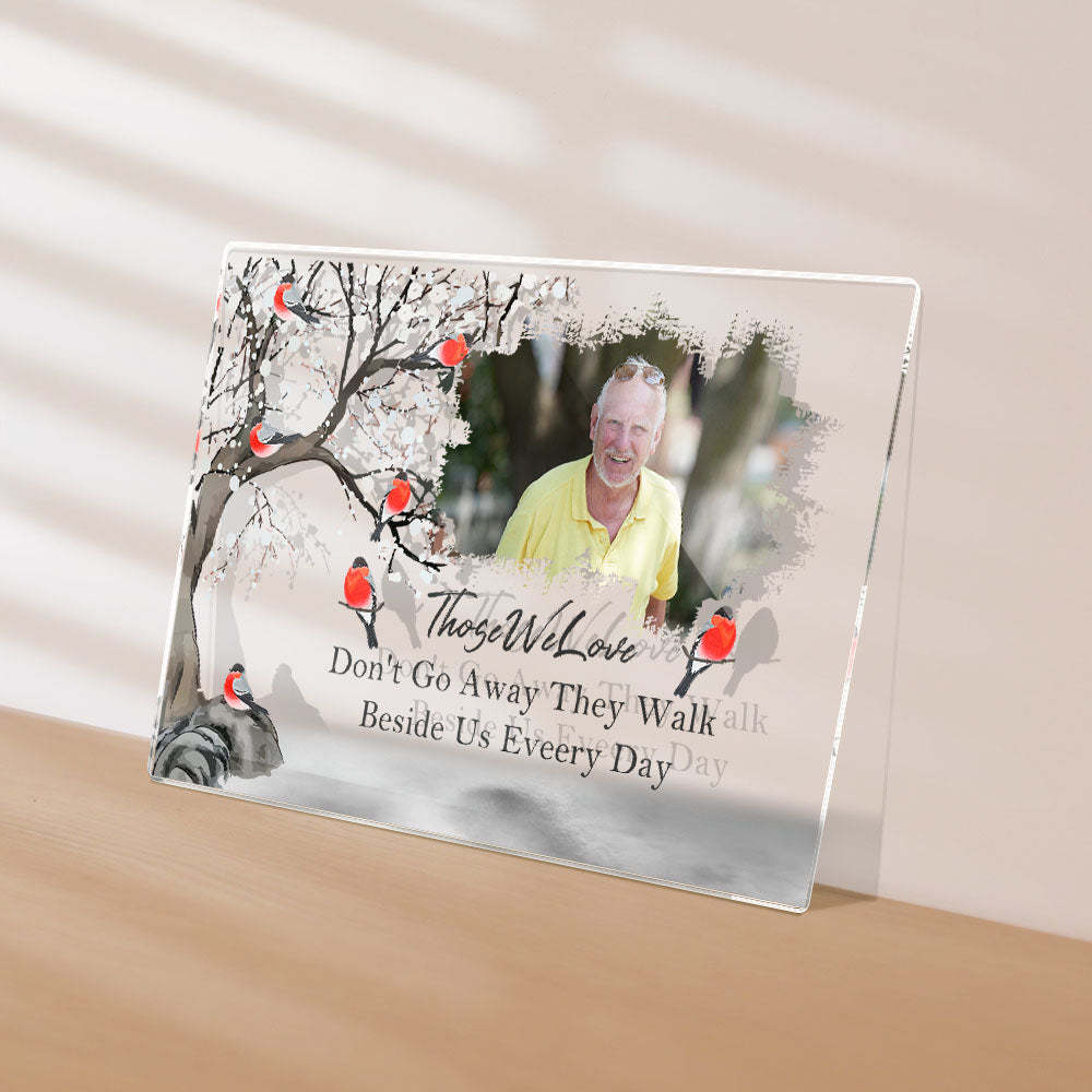 I'm Always With You - Personalized Acrylic Photo Plaque Acrylic Memorial Gifts - Myphotowallet