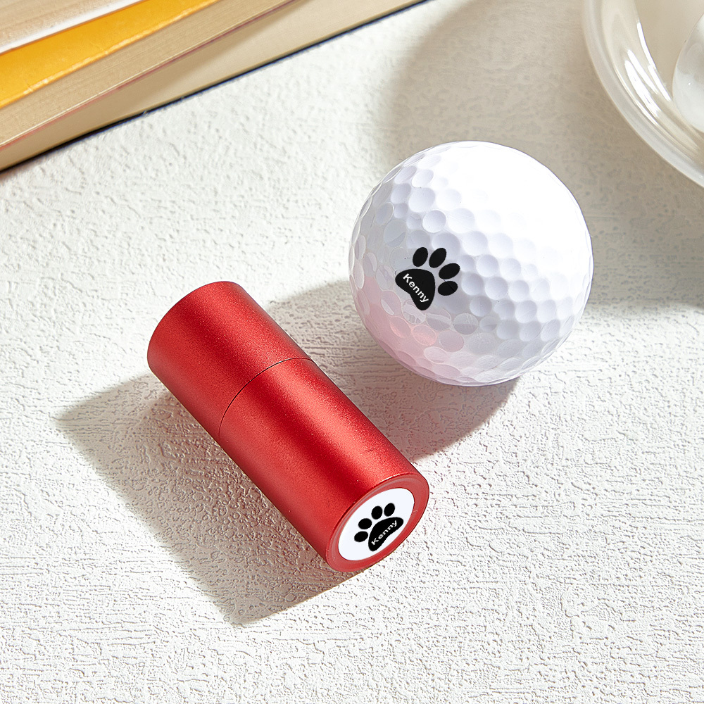 Custom Golf Ball Stamp/Monogram Golf Ball Stamp/Personalized Ball Stamp/Golf Accessories/Ink Ball Stamp/Gift for Golfer/Golfer Sport Gift
