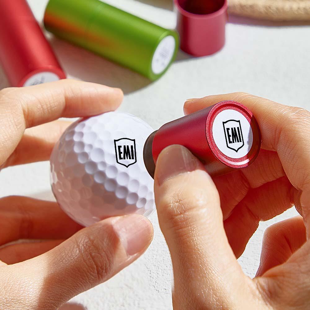 Personalized golf stamp, Monogram Golf Ball Stamp, Custom Golf Balls, Custom stainless stamp, Ink ball stamp, gift for dad and husband