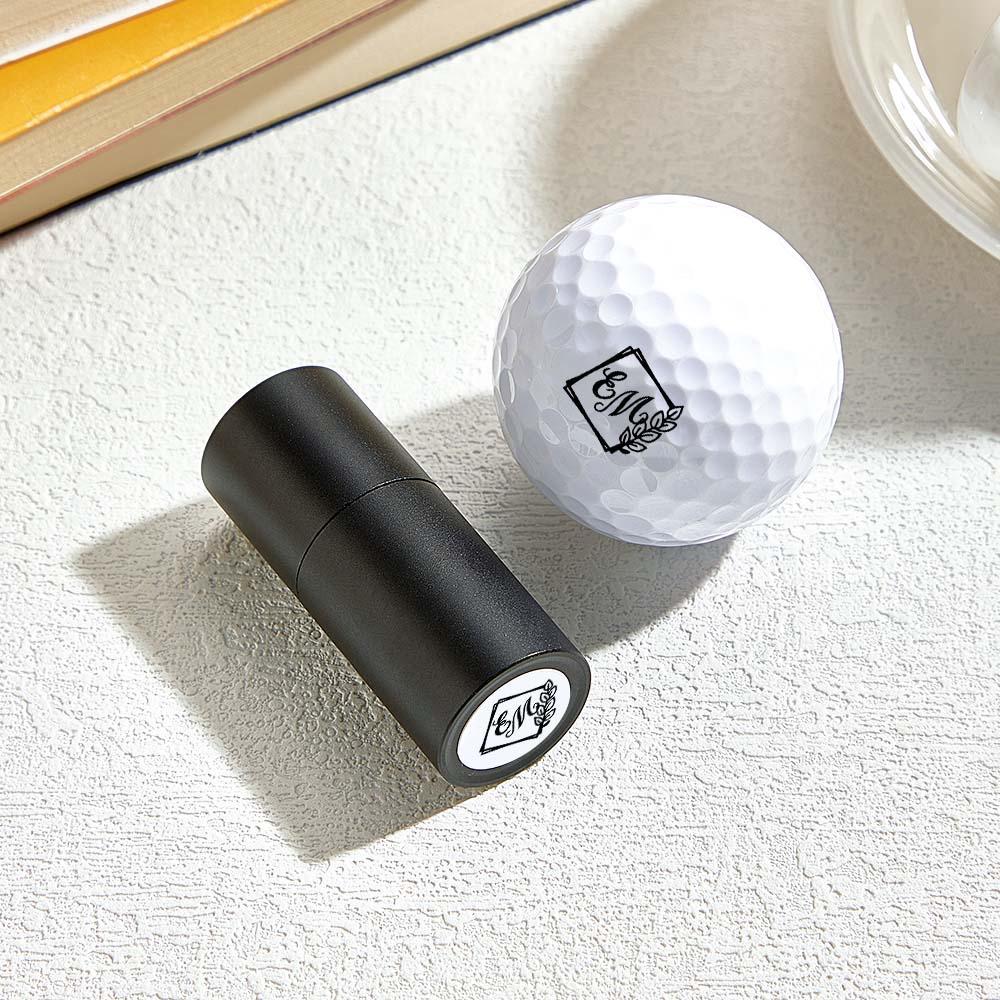 Personalized golf stamp, Monogram Golf Ball Stamp, Custom Golf Balls, Custom stainless stamp, Ink ball stamp, gift for dad and husband