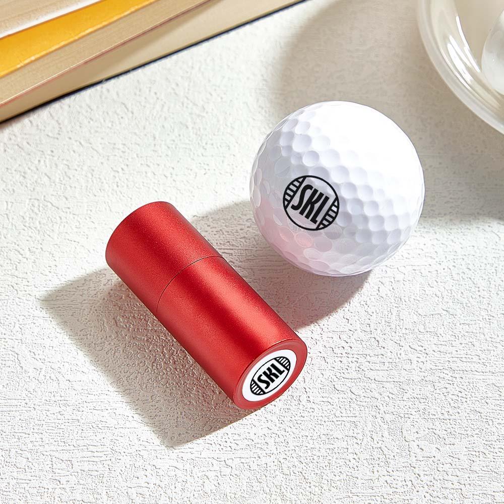 Personalized golf stamp, Monogram Golf Ball Stamp, Custom Golf Balls, Custom stainless stamp, Ink ball stamp, gift for dad and husband