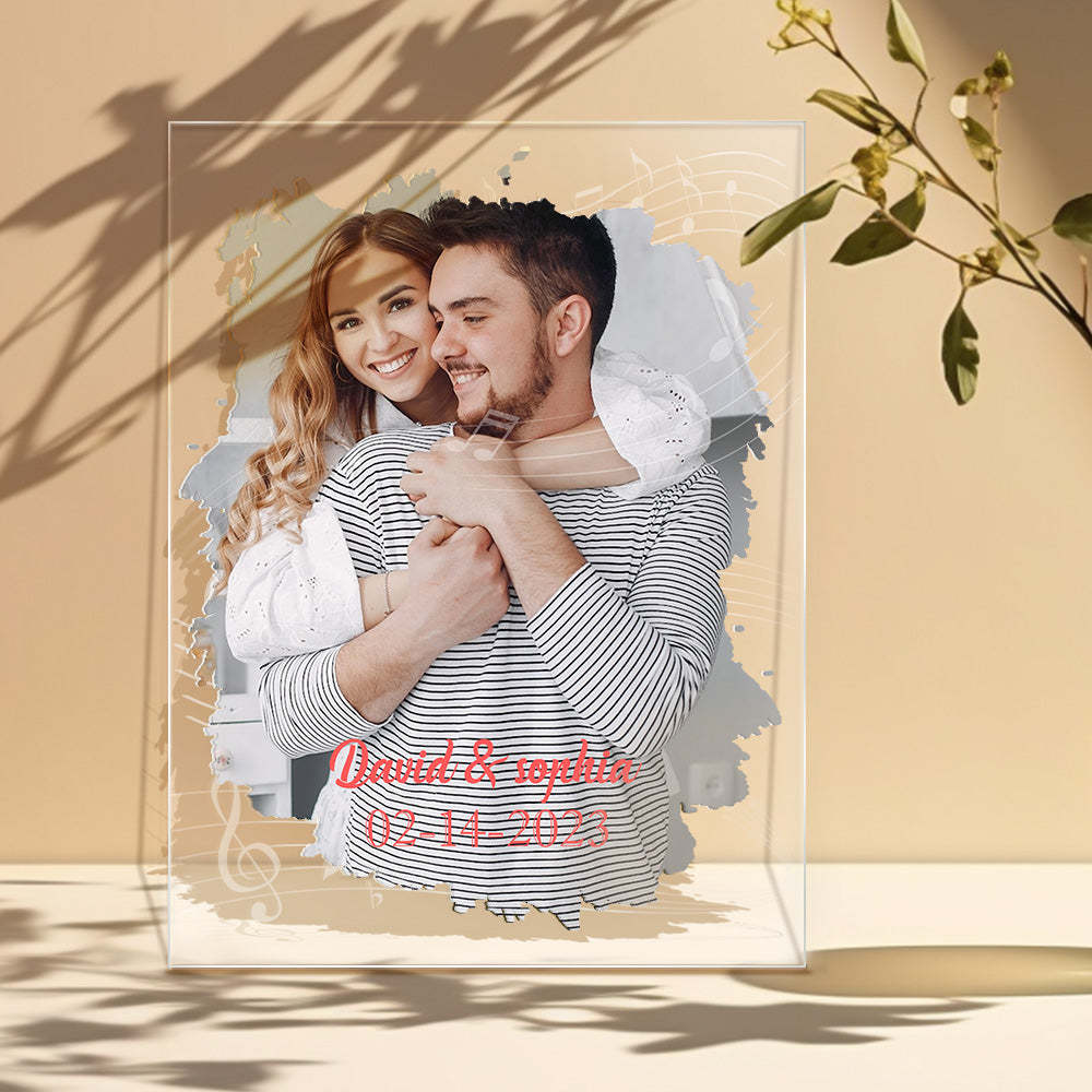 Custom Photo Glass Plaque Personalized Photo Plaque Gift