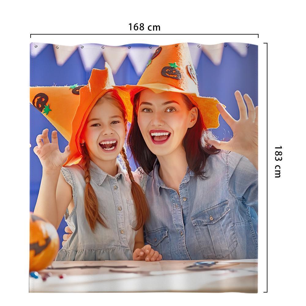 Halloween Shower Curtain Custom Bathroom Curtain Printed Shower Curtain - Giftlab