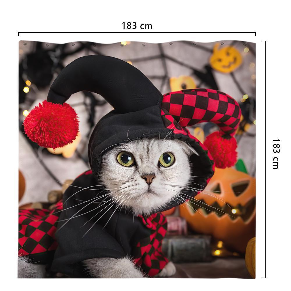 Halloween Shower Curtain Custom Bathroom Curtain Printed Shower Curtain - Giftlab