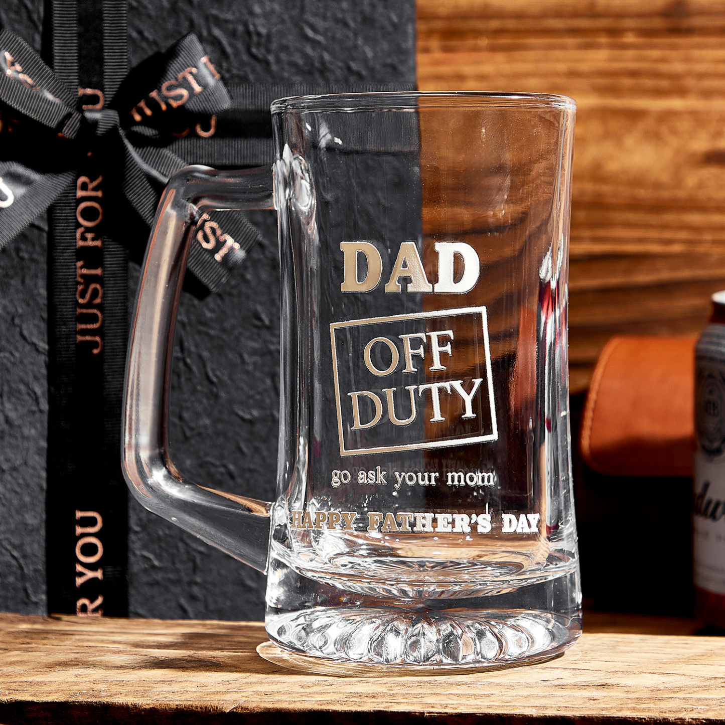Engraved Personalized #1 Dad Beer Mug by Lifetime Creations: Large Dad Beer Stein, Custom Birthday Gift for Dad Fathers Day Gifts