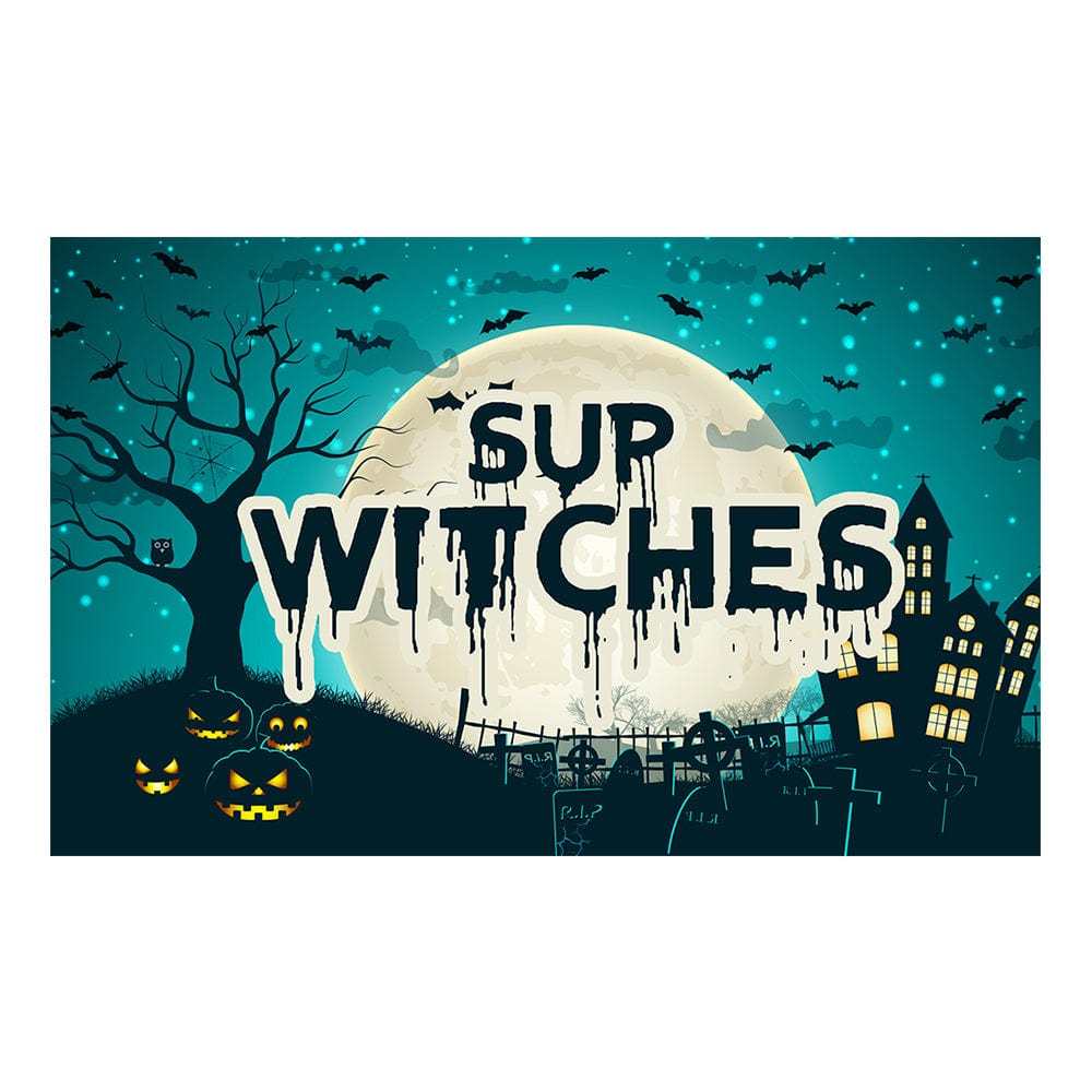 Halloween Door Mat Scary Atmosphere Floor Mat Welcome Mat Halloween Decor - Giftlab