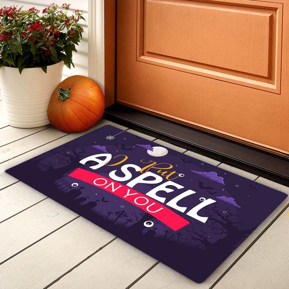 Halloween Door Mat Fall Decor Floor Mat Welcome Mat Halloween Decor - Giftlab