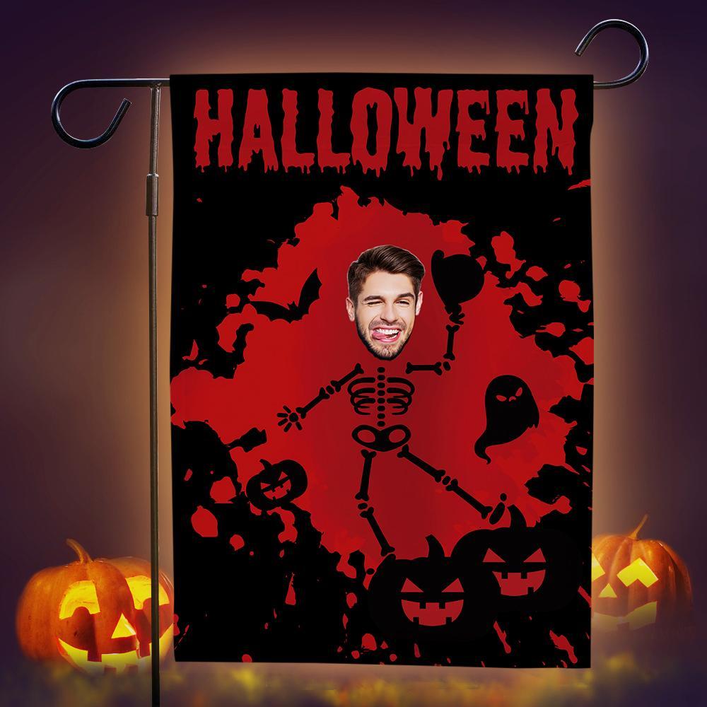 Custom Face Garden Flag Halloween Decoration - Giftlab