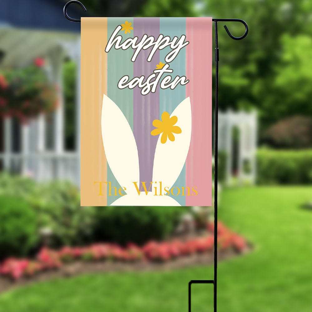 Easter Garden Flag Custom Home Flag Personalized Yard Decor